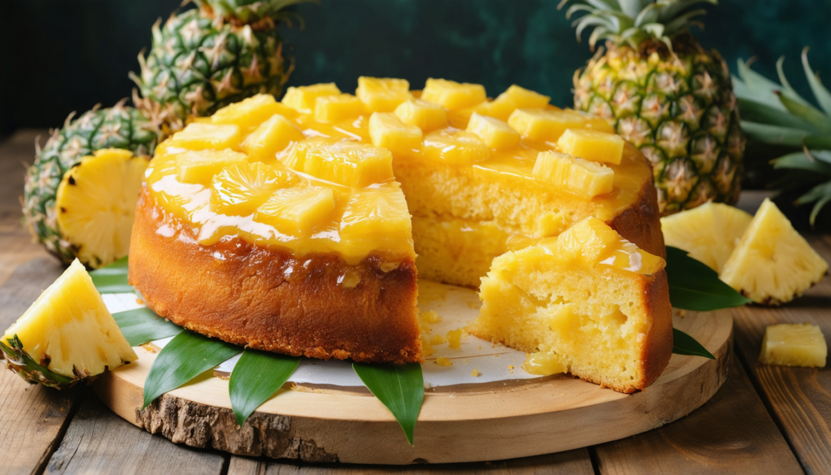 découvrez notre recette rapide et savoureuse pour un gâteau moelleux à l’ananas. facile à réaliser, ce dessert délicieux ravira tous les amateurs de douceur fruitée.