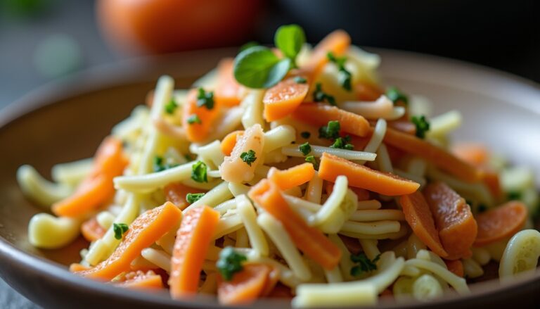 Coleslaw classique : la recette facile de la salade croquante de chou et carottes