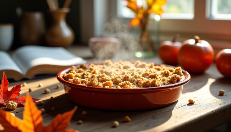 Délicieuse recette express de crumble aux pommes : simplicité et saveurs au rendez-vous