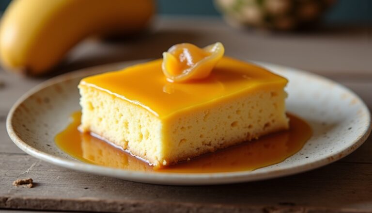 Recette express : Gâteau moelleux à l'ananas et caramel fondant