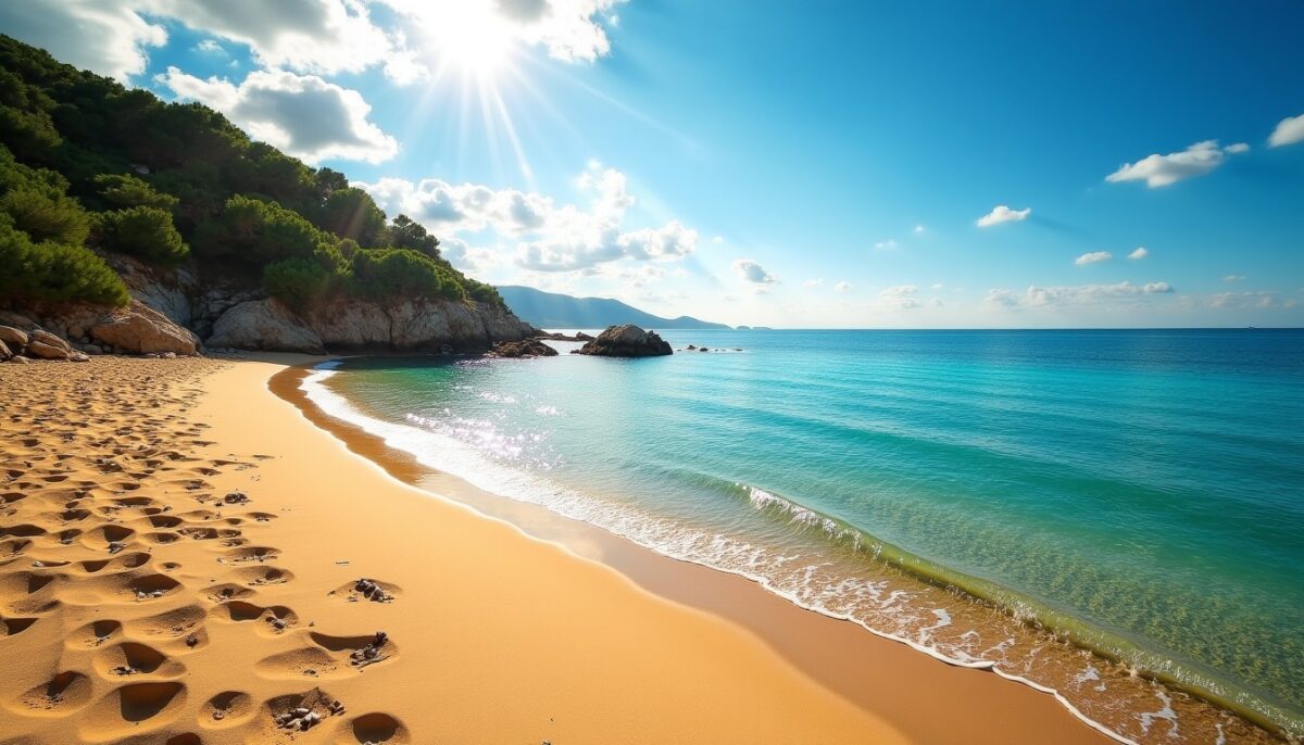 Découvrez la Plage du Grand Sperone en Corse : un paradis de sable doré et d'eau translucide