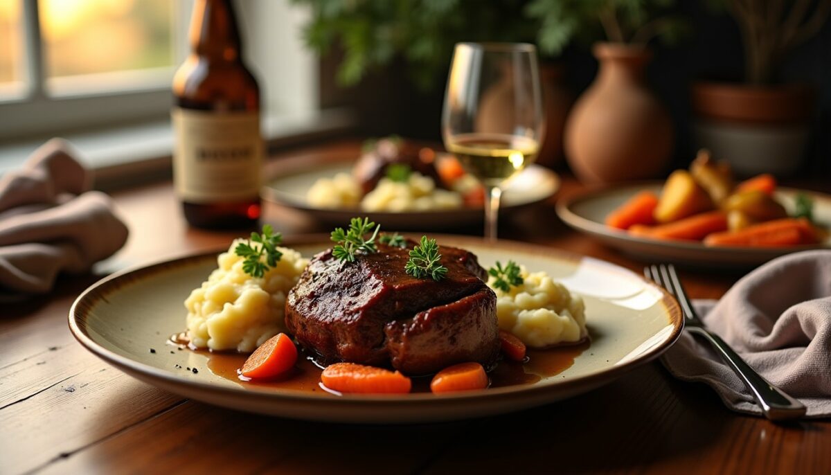 Quel accompagnement choisir pour des joues de porc à la bière : idées simples et savoureuses